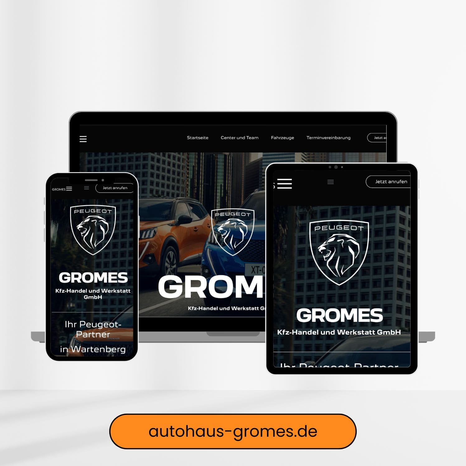 Website Kundenprojekt Autohaus Gromes